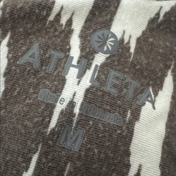 Athleta Brown and Pink Patterned Midi Dress - Picture 6 of 8